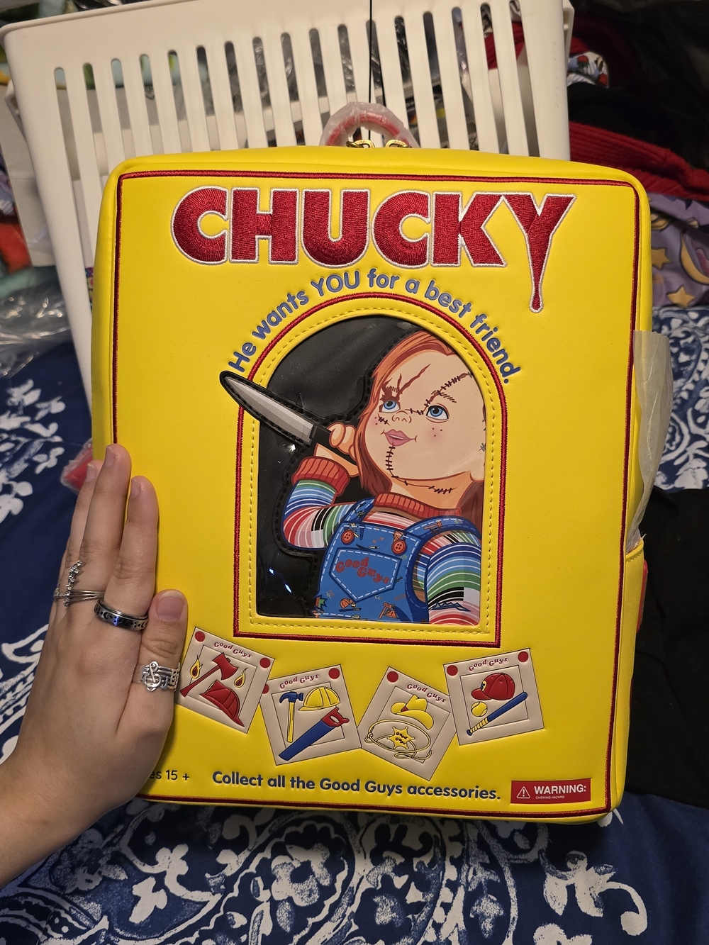 Child's Play Chucky Box Mini-Backpack Loungefly